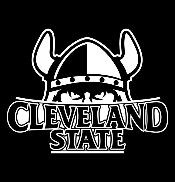 Cleveland State Vikings decal, car decal sticker, college football