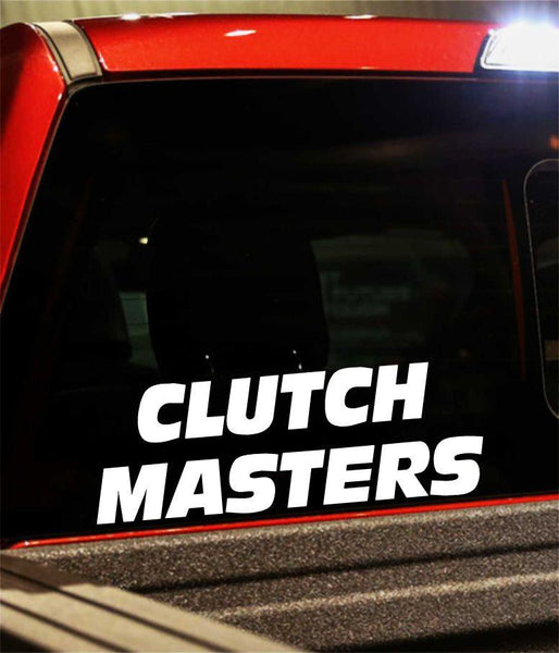CLUTCH MASTERS performance logo decal - North 49 Decals