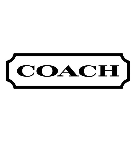 Coach decal, car decal sticker