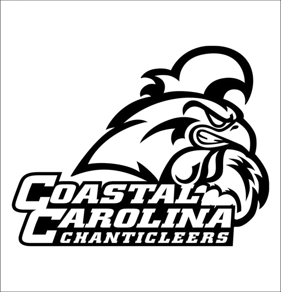 Coastal Carolina Chanticleers decal, car decal sticker, college football