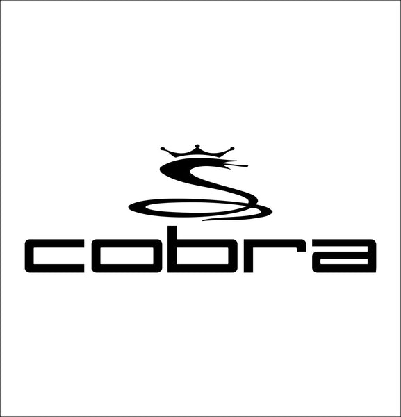 Cobra Golf decal, golf decal, car decal sticker