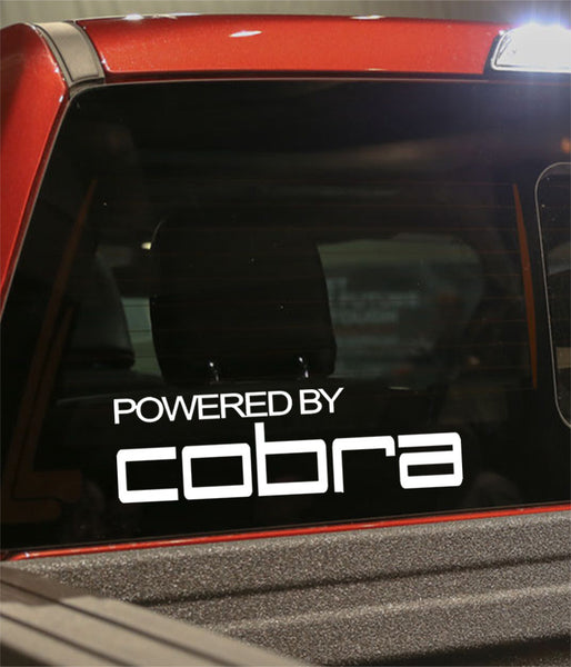 powered by cobra golf decal - North 49 Decals