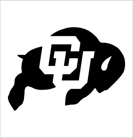 Colorado Buffaloes decal, car decal sticker, college football