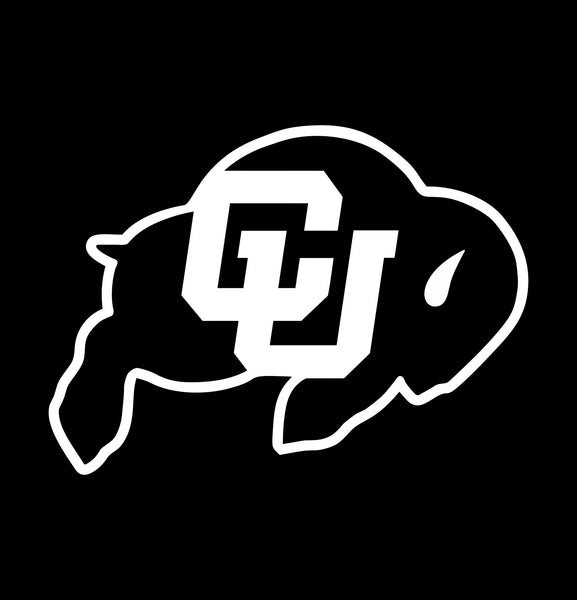 Colorado Buffaloes decal, car decal sticker, college football