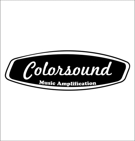 Colorsound decal, music instrument decal, car decal sticker