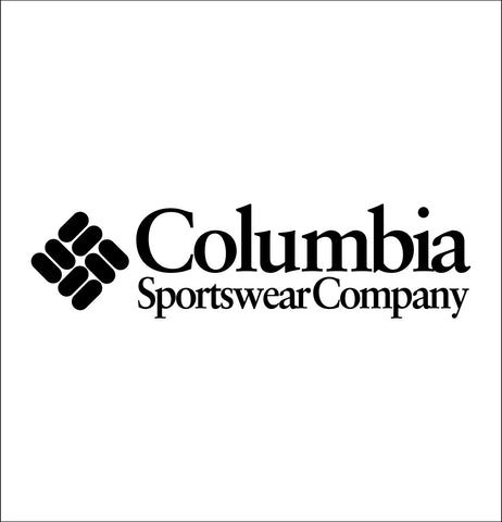 columbia sportswear decal, car decal sticker