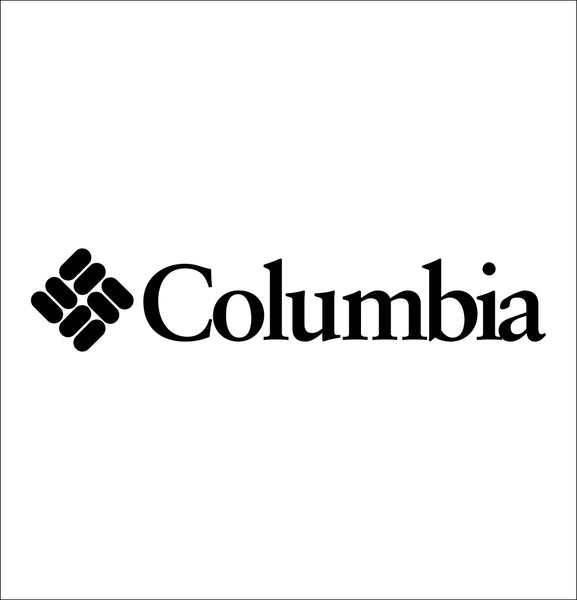 Columbia Sportswear decal, car decal sticker