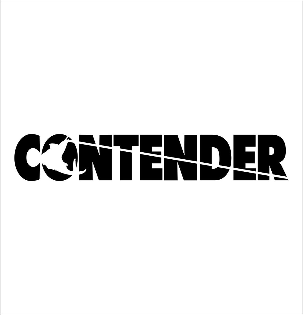 Contender Boats decal, sticker, hunting fishing decal