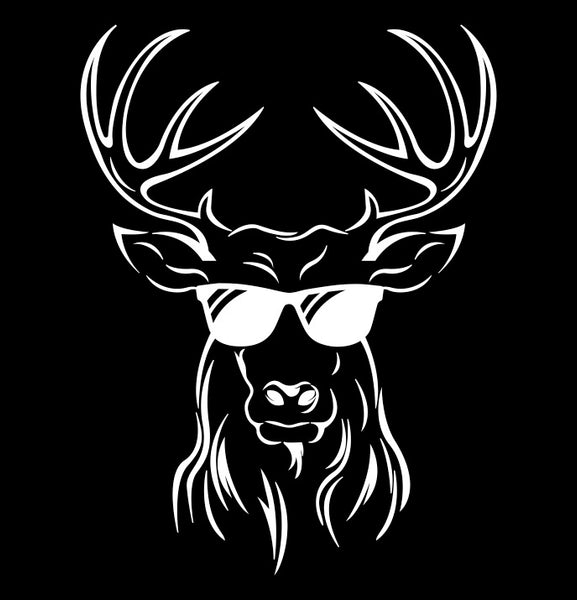 Cool Deer B hunting decal