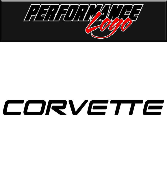 Corvette decal performance decal sticker