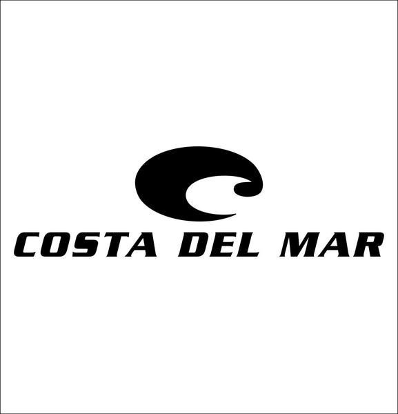 Costa Del Mar decal, car decal sticker
