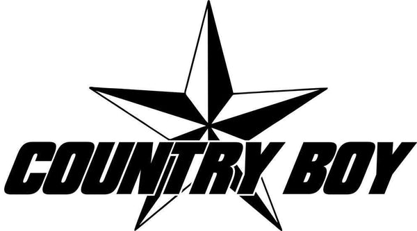 country boy star country & western decal - North 49 Decals