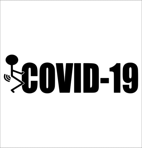 Coronavirus Covid 19 decal, covid 19 decal, car decal sticker