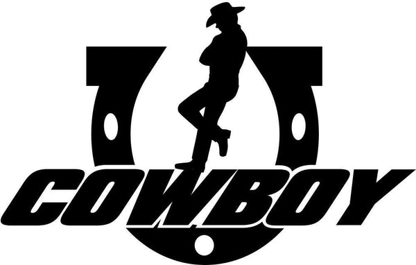 cowboy 2 country & western decal - North 49 Decals