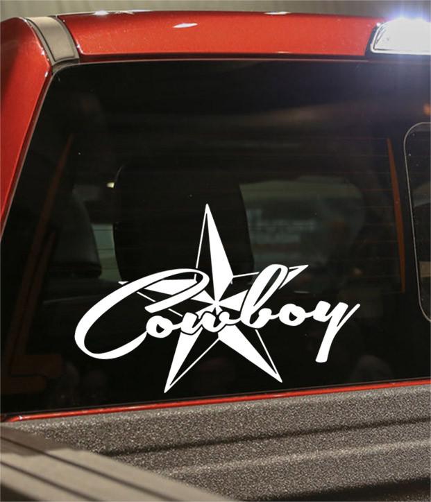 Cowboy Decals For Trucks