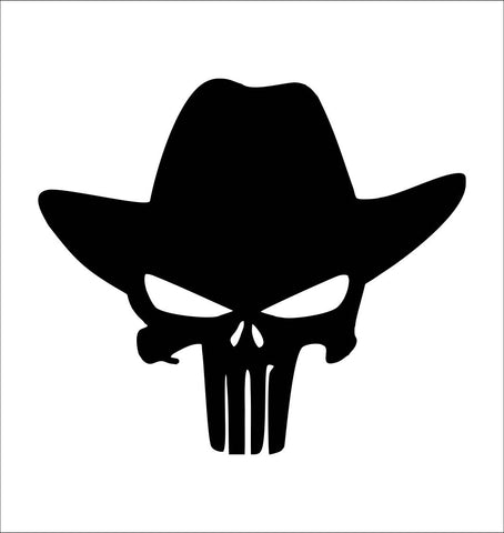 Cowboy Punisher decal