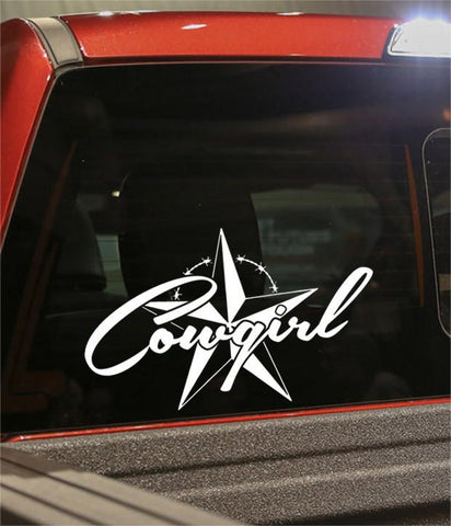 cowgirl country & western decal - North 49 Decals