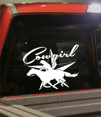 cowgirl 5 country & western decal - North 49 Decals