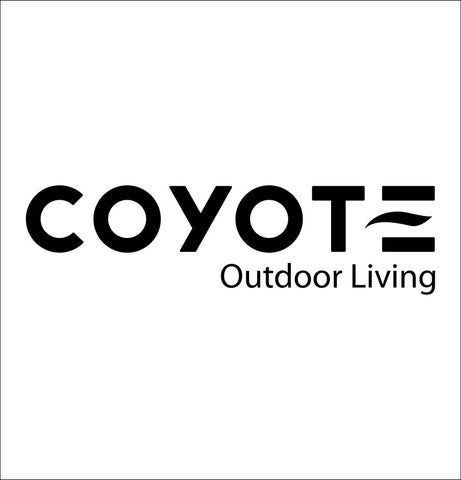 Coyote Outdoor decal, barbecue decal  smoker decals, car decal