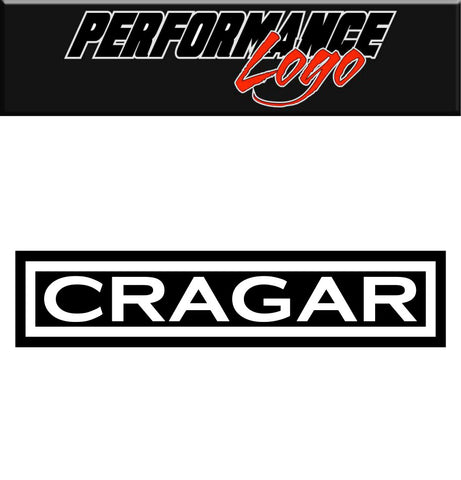Cragar Wheels decal, performance car decal sticker