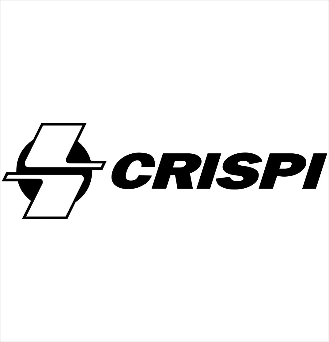 crispi decal, sticker, hunting fishing decal, car sticker