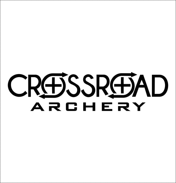 crossroad archery decal, car decal sticker