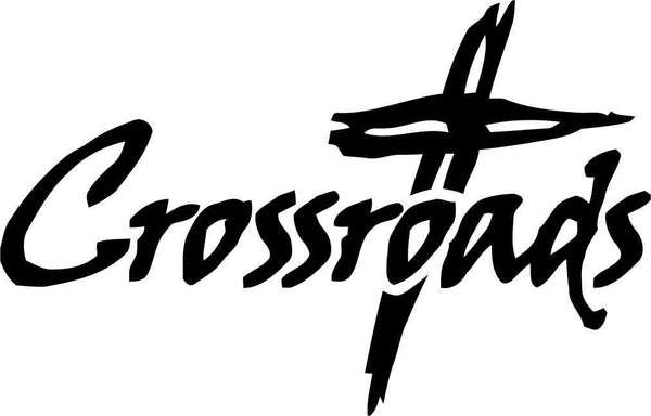 crossroads religious decal - North 49 Decals