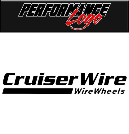 cruiser wire performance logo decal - North 49 Decals