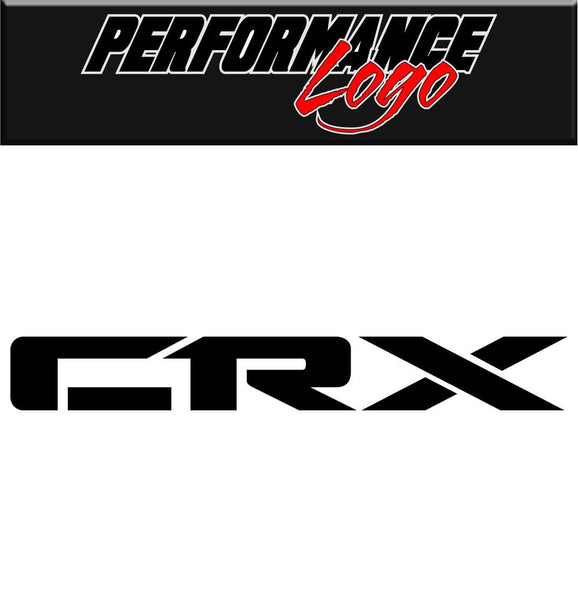 CRX decal performance decal sticker