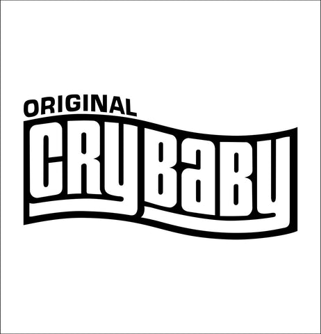 Cry Baby decal, music instrument decal, car decal sticker