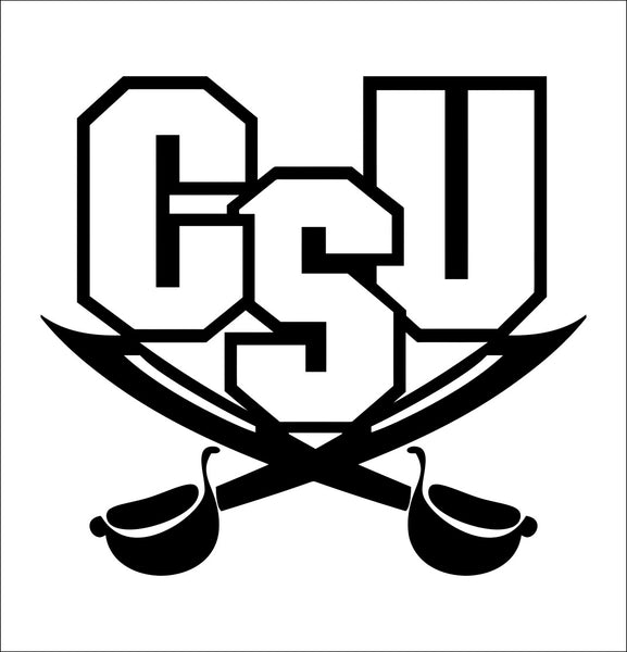 CSU Buccaneers decal, car decal sticker, college football