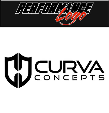 Curva Concepts decal, performance car decal sticker