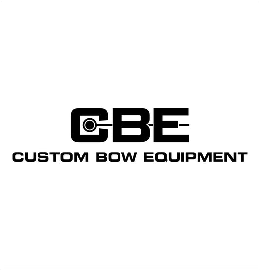 custom bow equipment decal, sticker, hunting fishing decal, car sticker