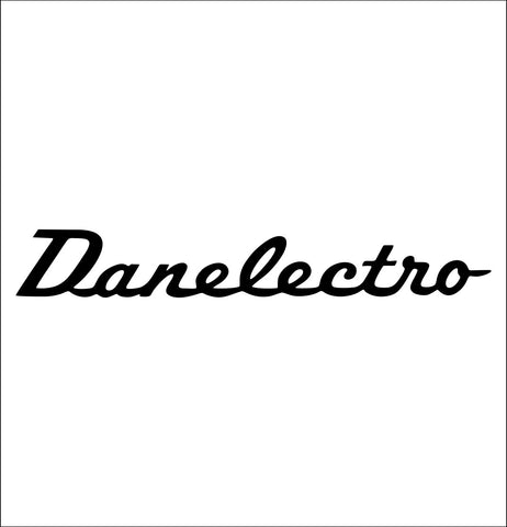 Danelectro decal, music instrument decal, car decal sticker