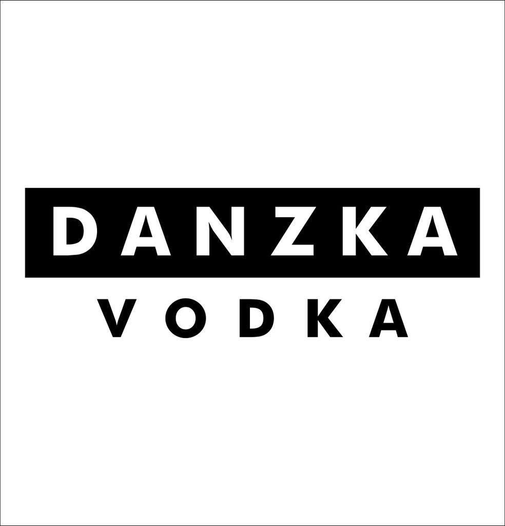 Danzka decal, vodka decal, car decal, sticker