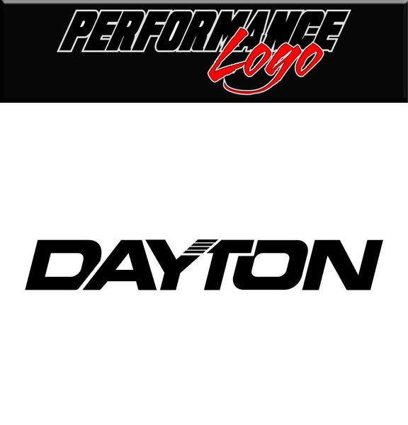Dayton Tire decal, performance car decal sticker