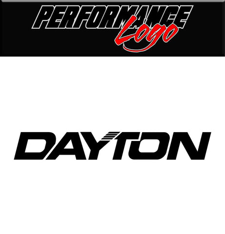 Dayton Tire decal, performance car decal sticker