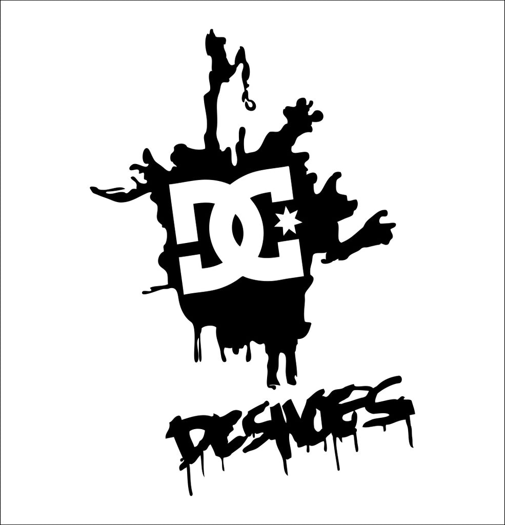 DC Shoes decal, skateboarding decal, car decal sticker