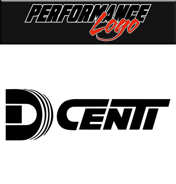 Dcenti Wheels decal, performance car decal sticker