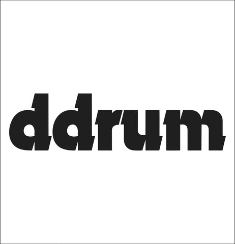 Ddrum decal, music instrument decal, car decal sticker