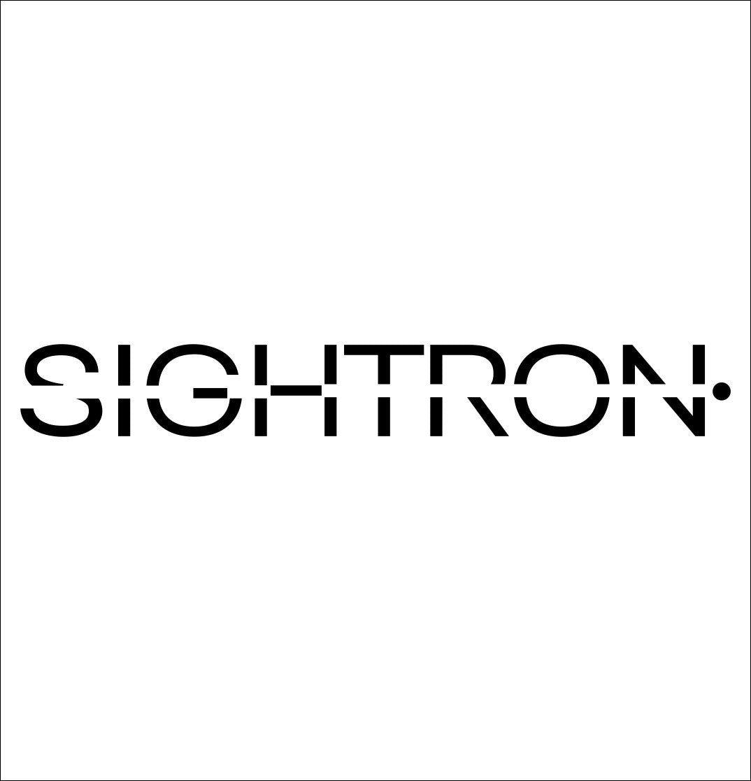 Sightron decal, sticker, hunting fishing decal, car sticker