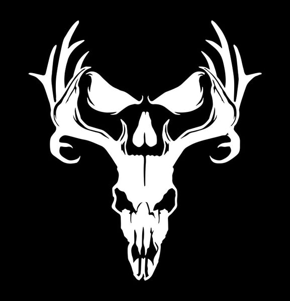 Deer Skull hunting decal