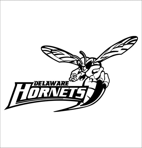 Delaware State Hornets decal, car decal sticker, college football