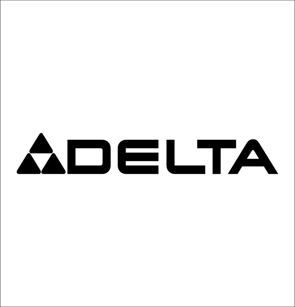 delta machinery decal, car decal sticker