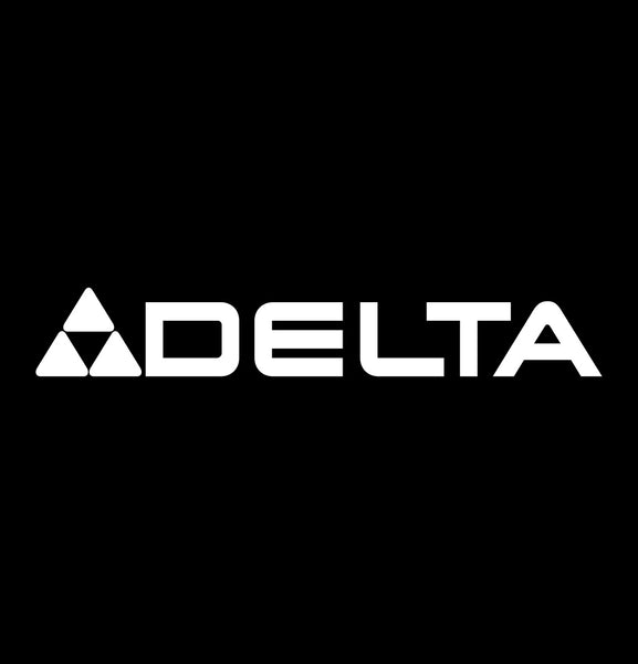 delta machinery decal, car decal sticker