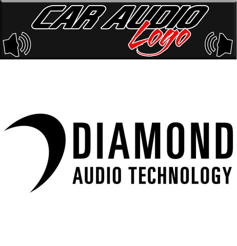 Diamond Audio decal, sticker, audio decal