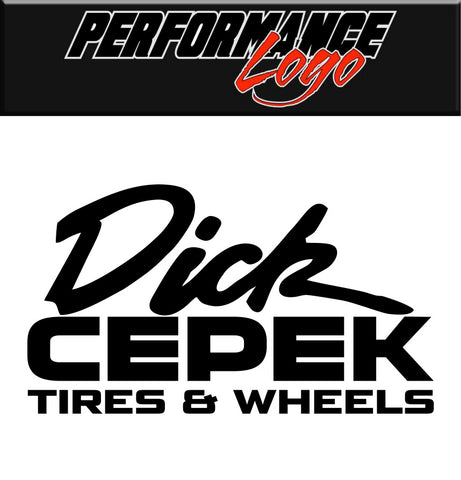 Dick Cepek decal, performance car decal sticker