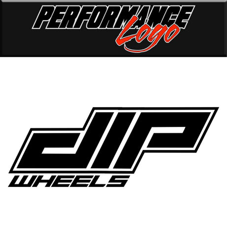 Dip Wheels decal, performance car decal sticker