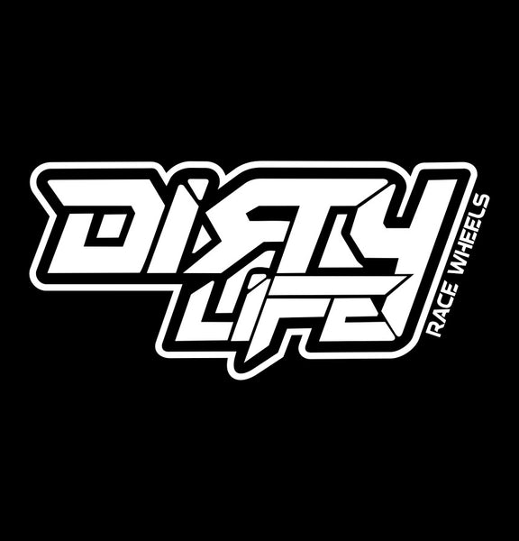 Dirty Life Wheels decal, performance car decal sticker