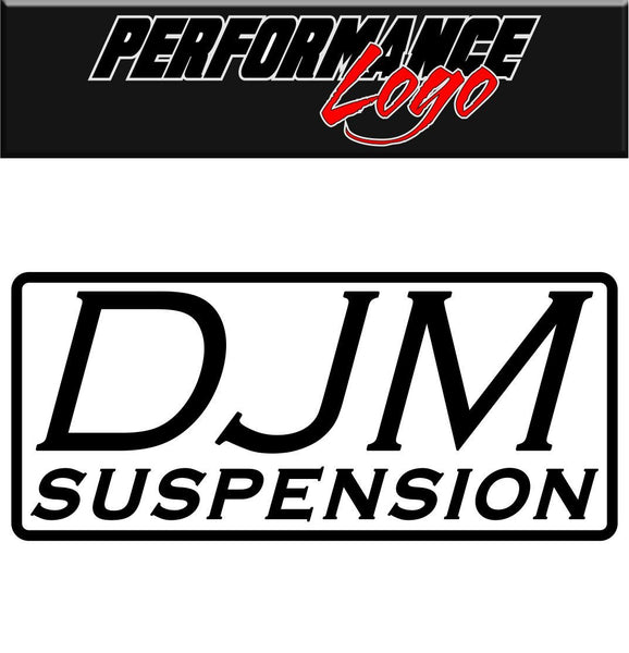 DJM Suspension decal performance decal sticker